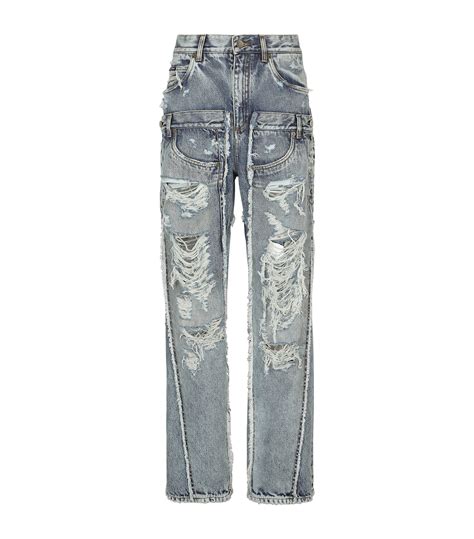 dolce gabbana patchwork jeans|dolce gabbana jeans sale.